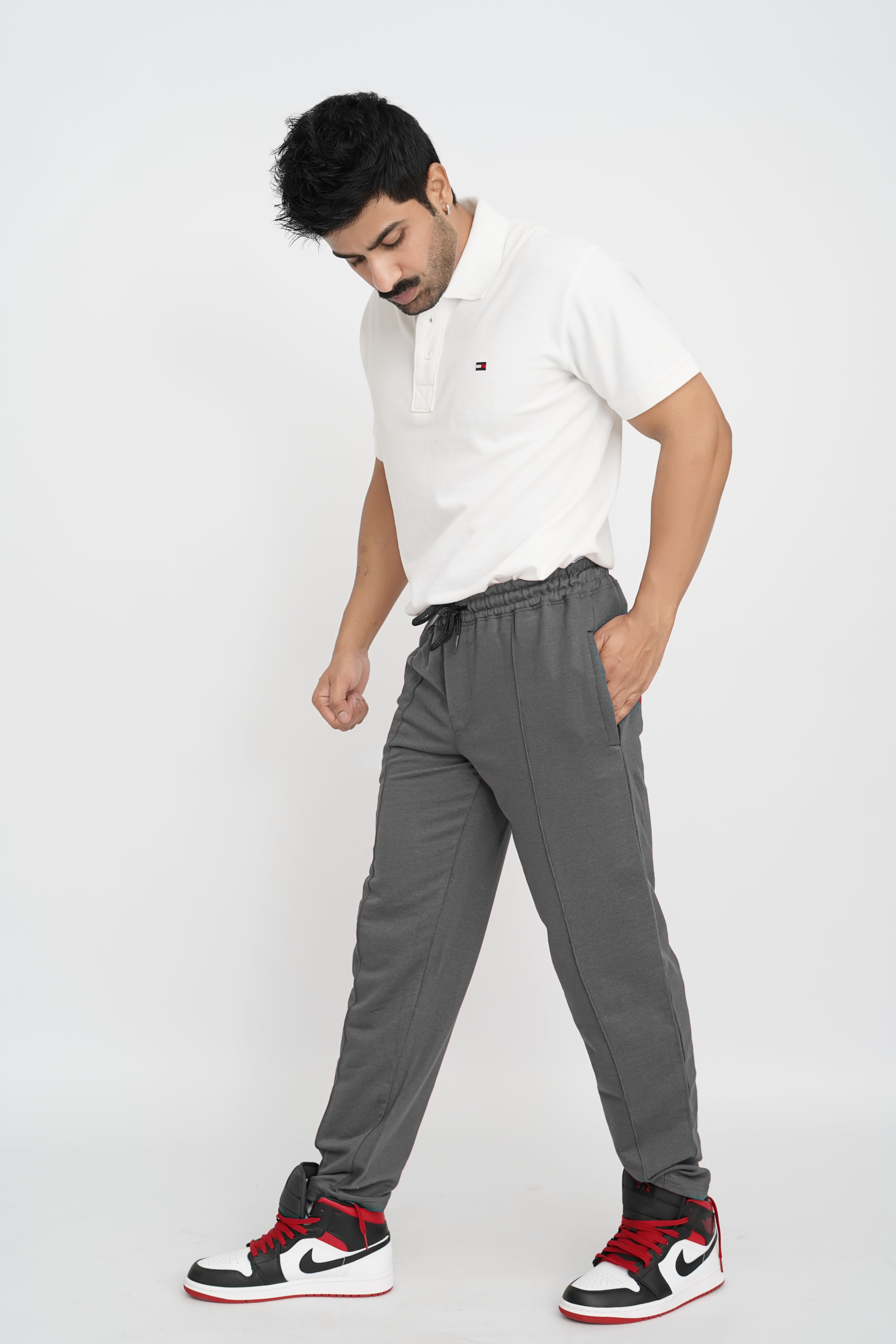 Gray Relaxed Fit Trouser