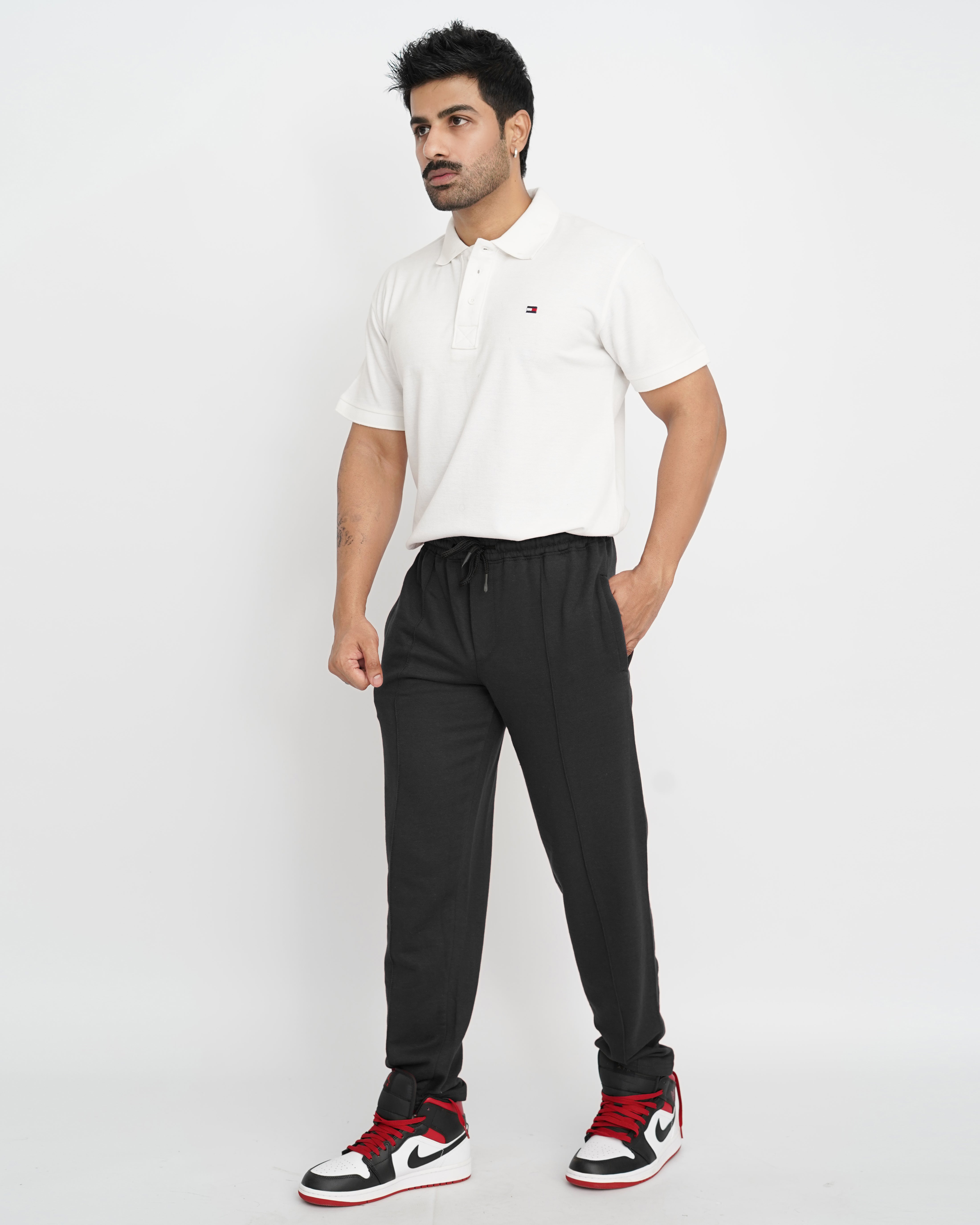 Black Relaxed Fit Trouser