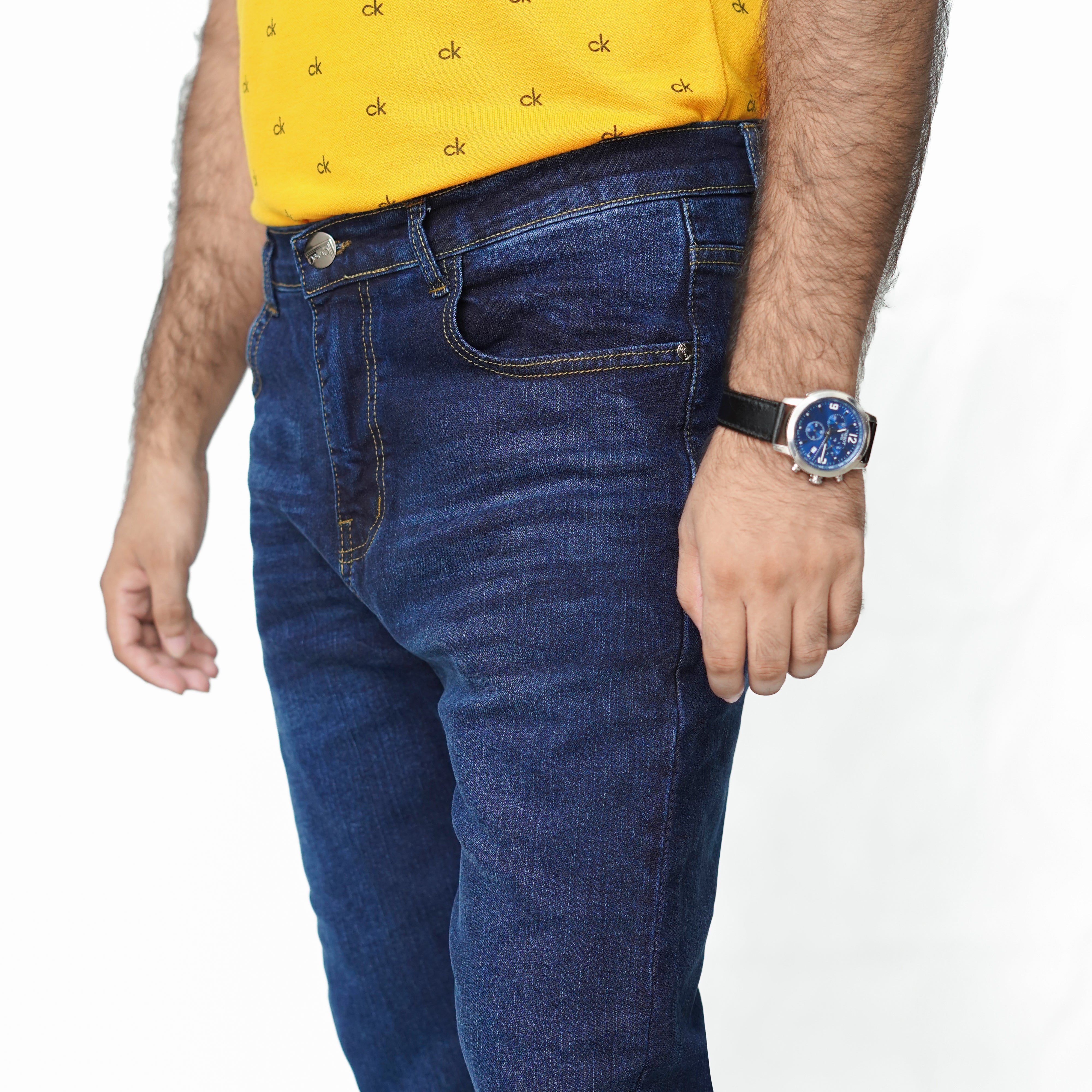 GoldenTag Regullar Fit Jeans – Dark Blue