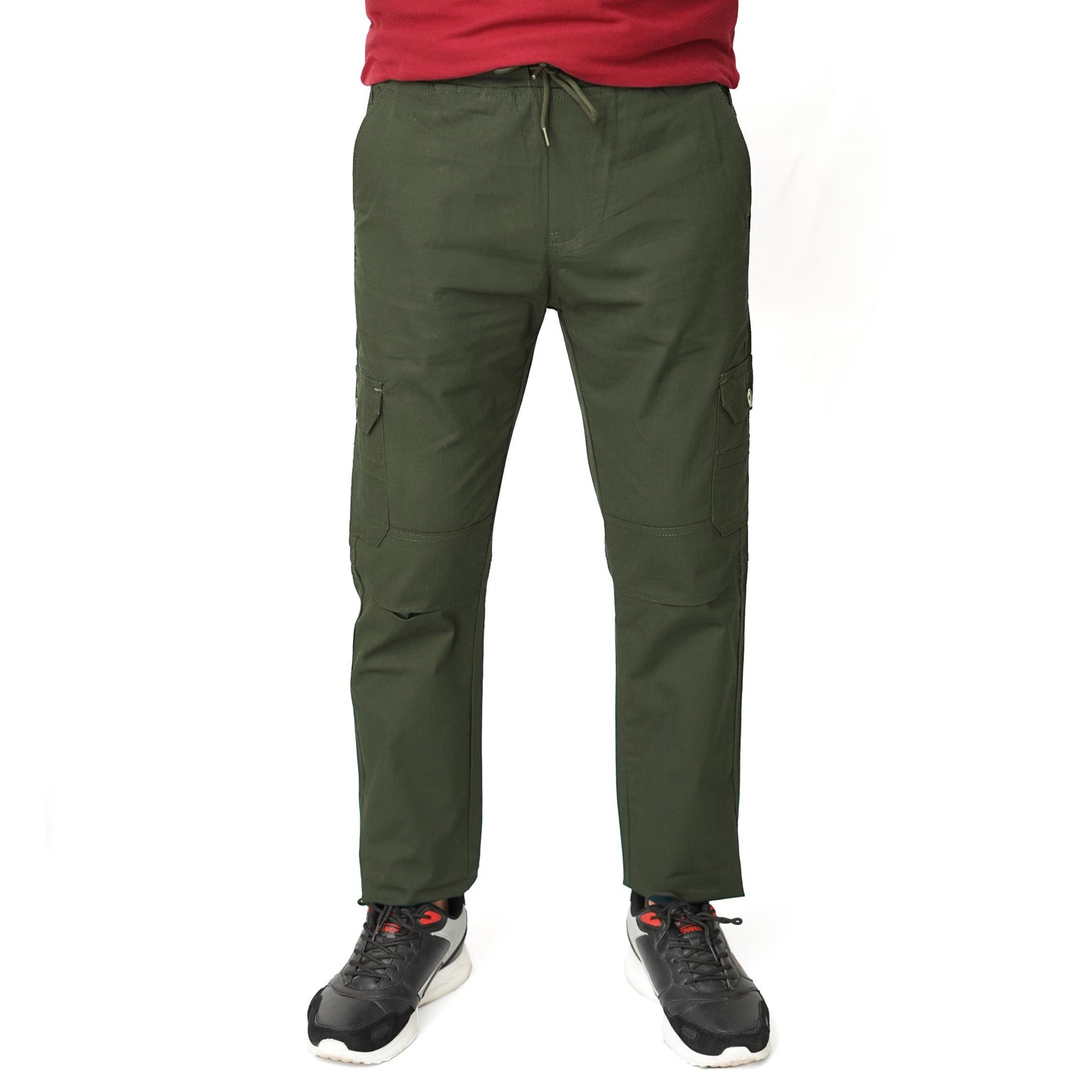 Dark Olive Green Cargo Trouser