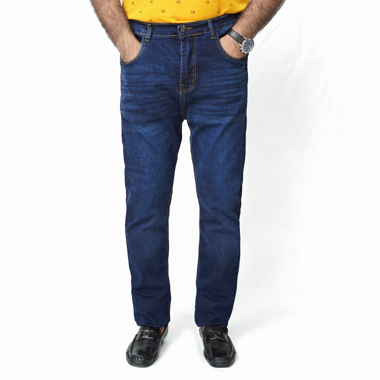 GoldenTag Regullar Fit Jeans – Dark Blue