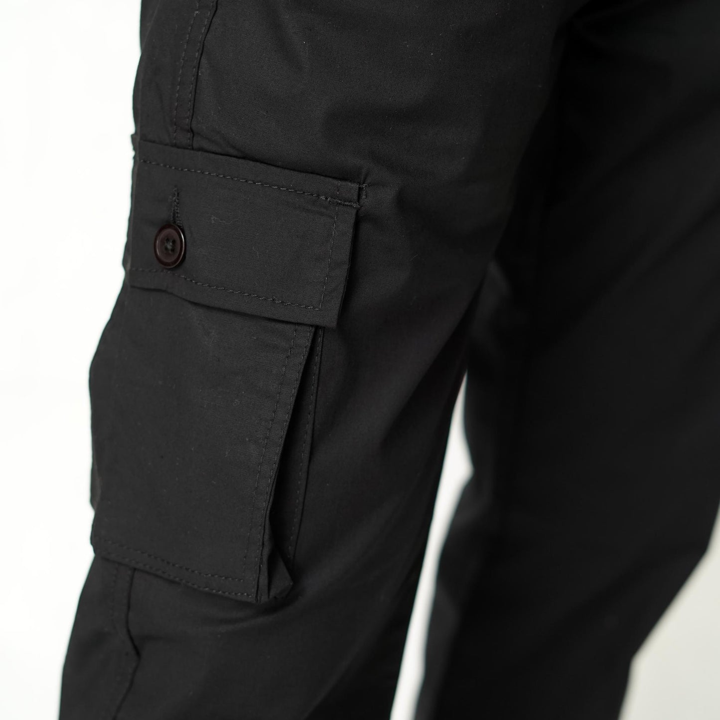 Black Cargo Trouser