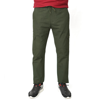 Dark Olive Green Cargo Trouser