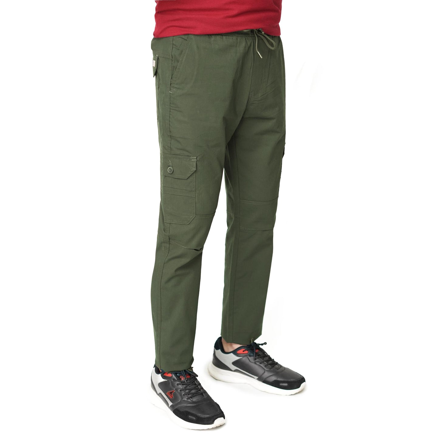 Dark Olive Green Cargo Trouser