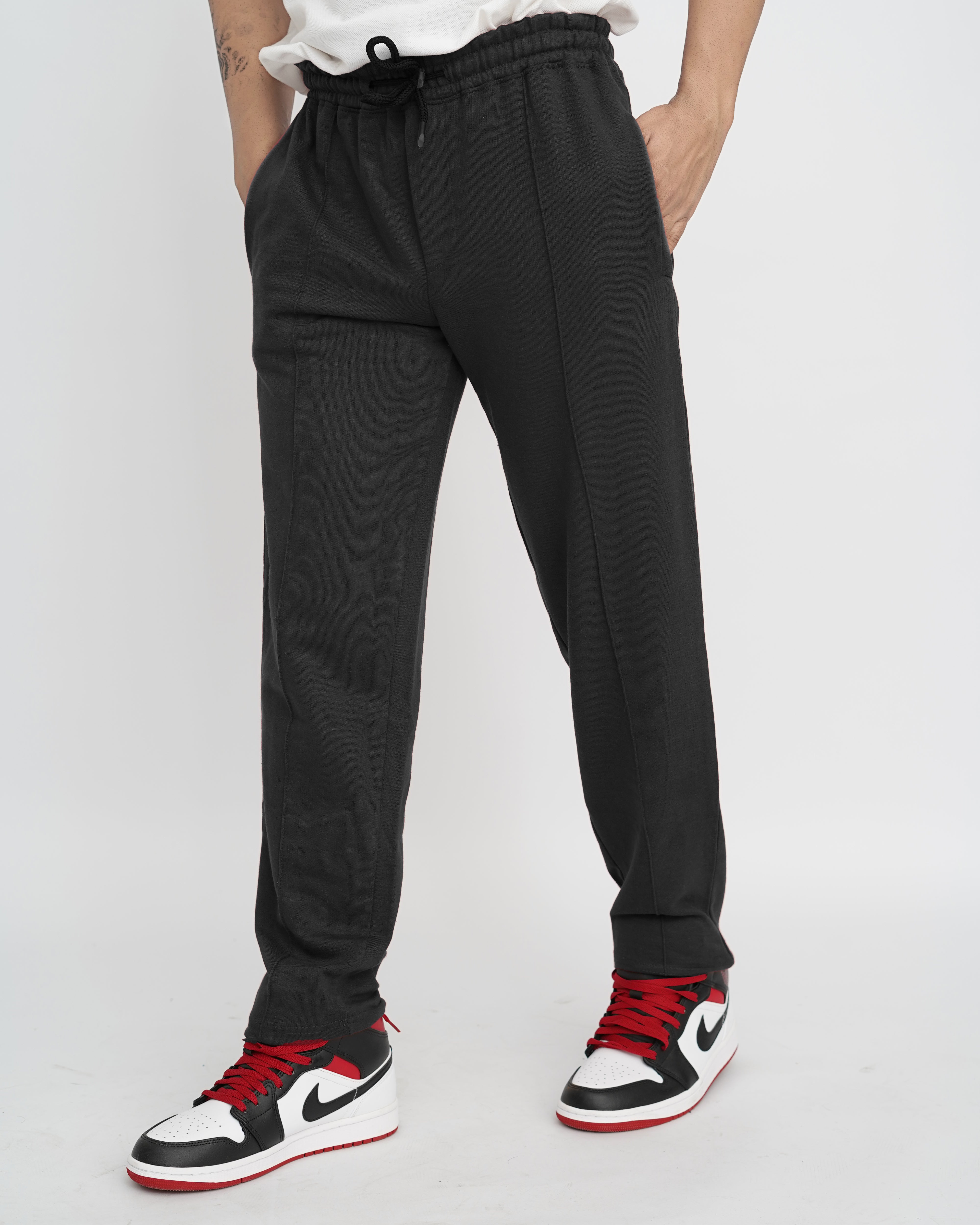 Black Relaxed Fit Trouser