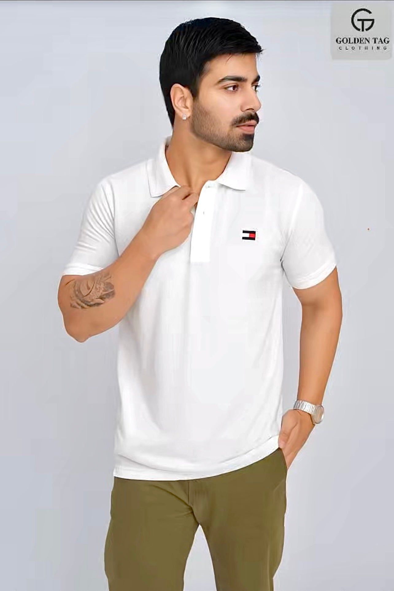 White Polo Shirt