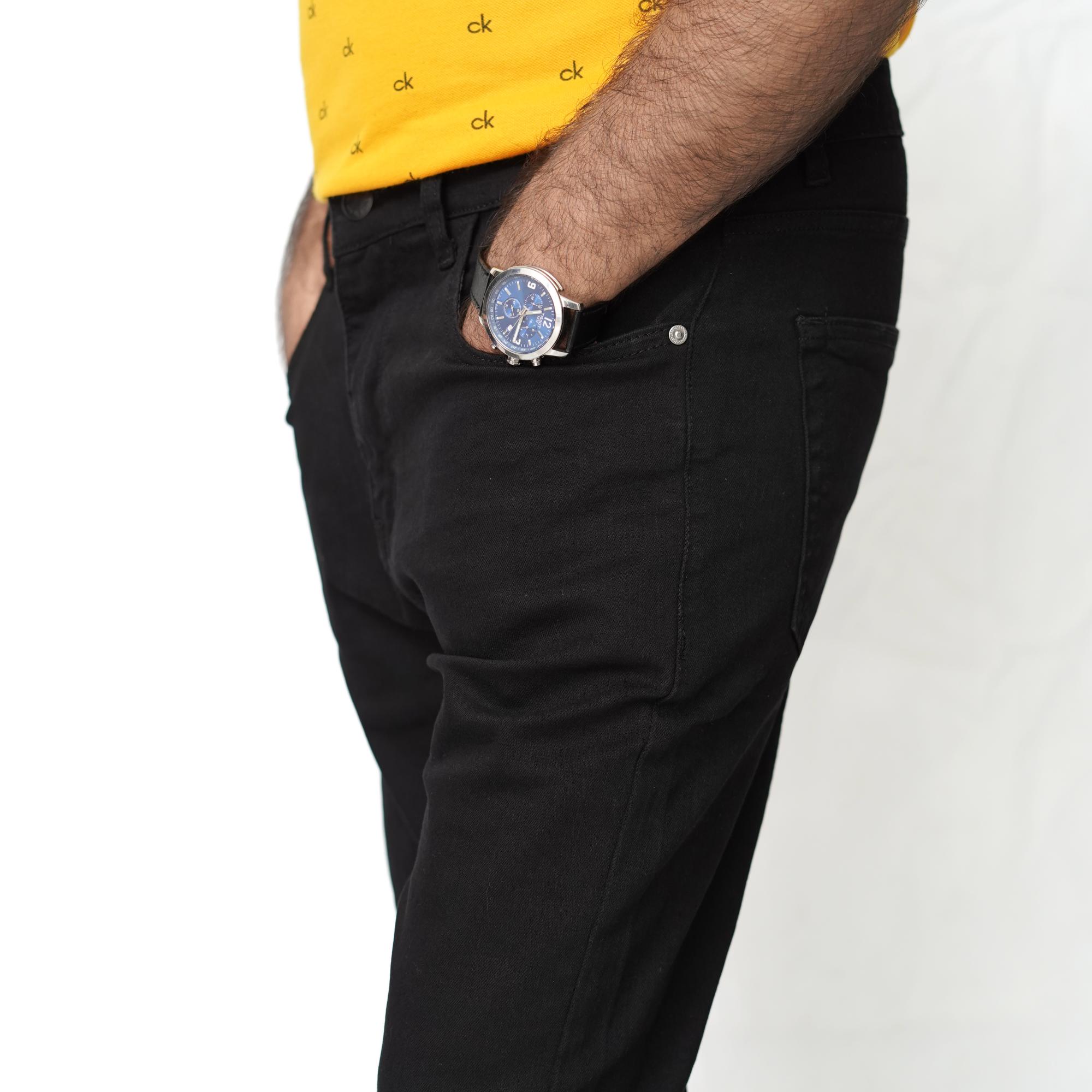 GoldenTag Regullar Fit Jeans – Black