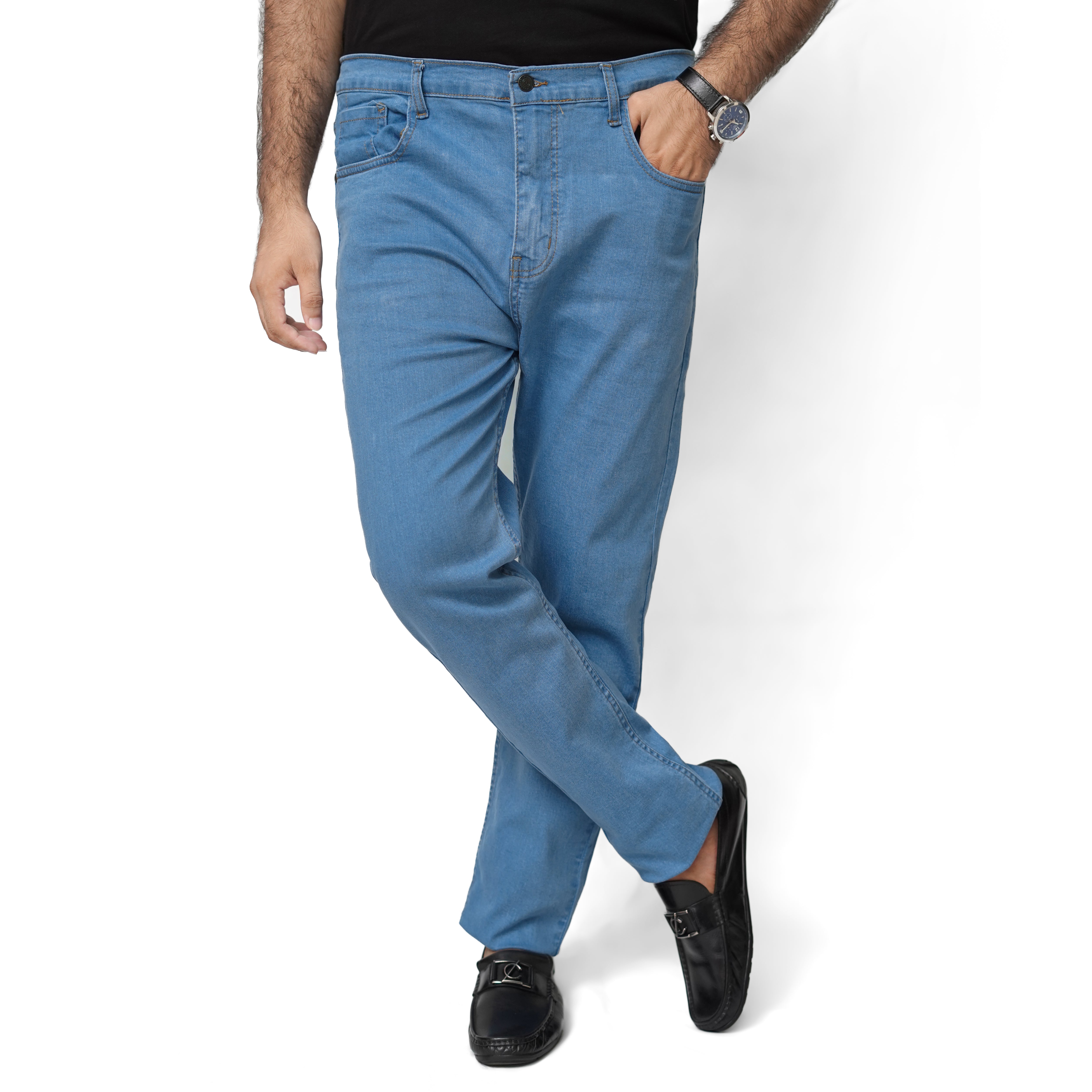 GoldenTag Regullar Fit Jeans – Mid Blue