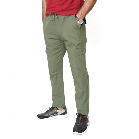 Olive Green Cargo Trouser
