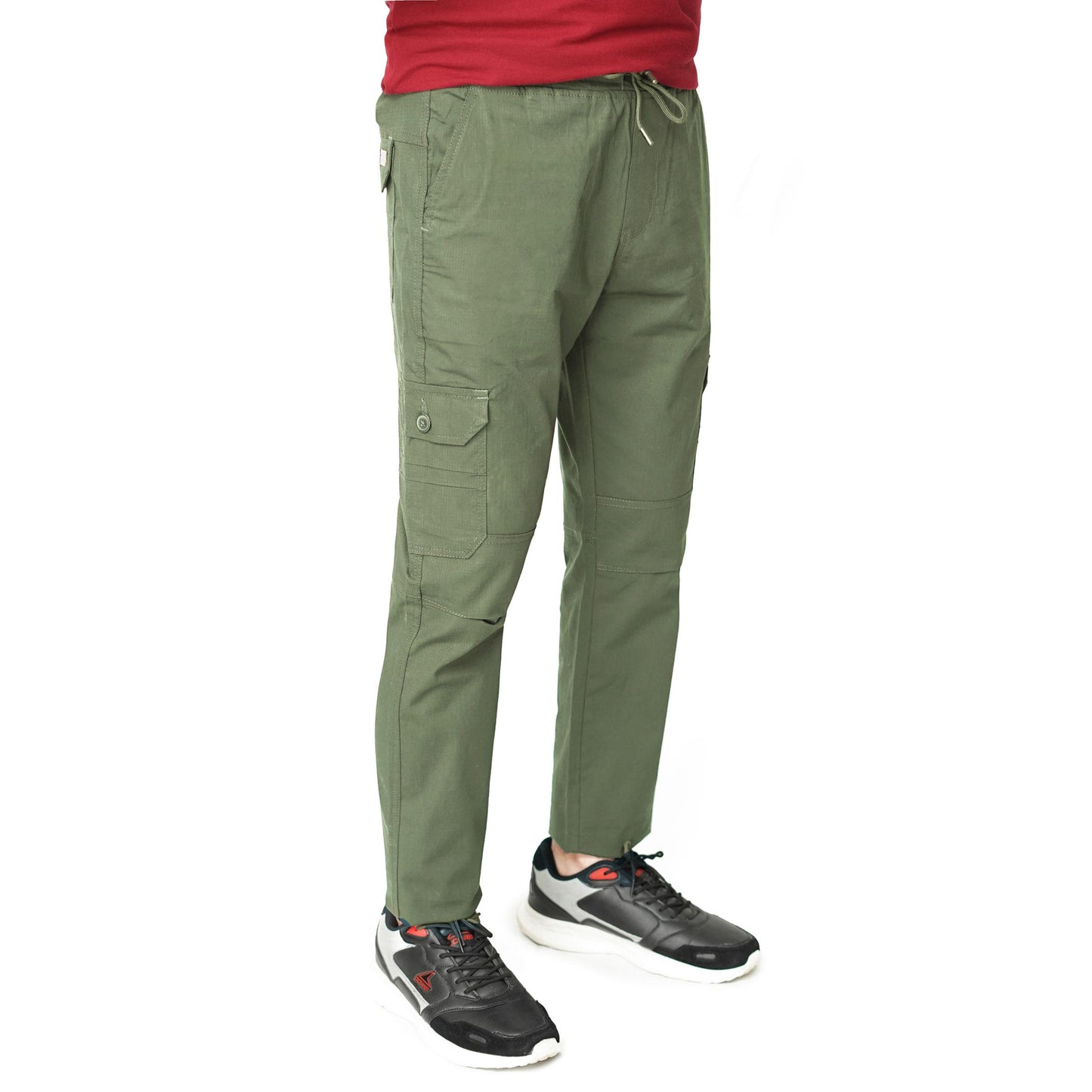Olive Green Cargo Trouser