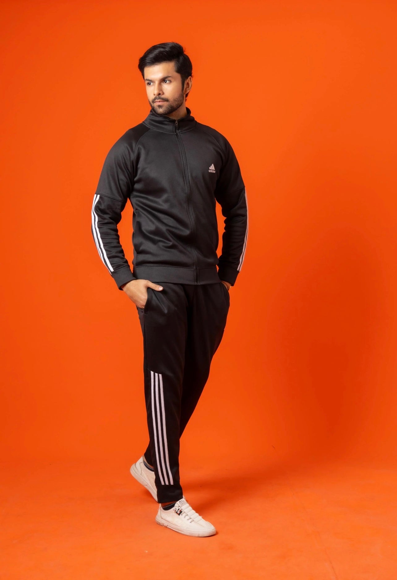 Adi Premium Tracksuit-Black