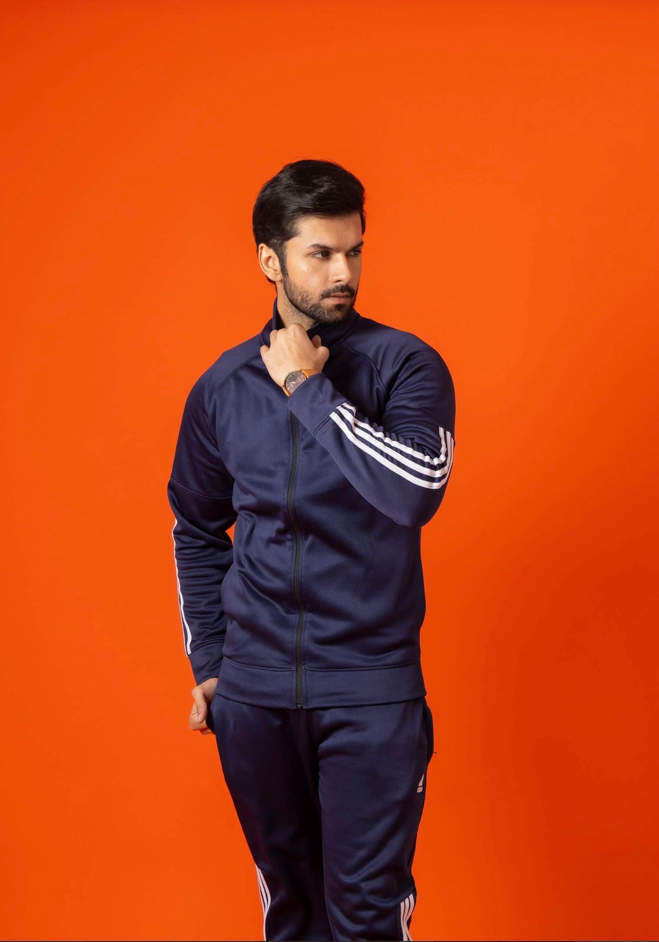 Adi Premium Tracksuit-Navy Blue