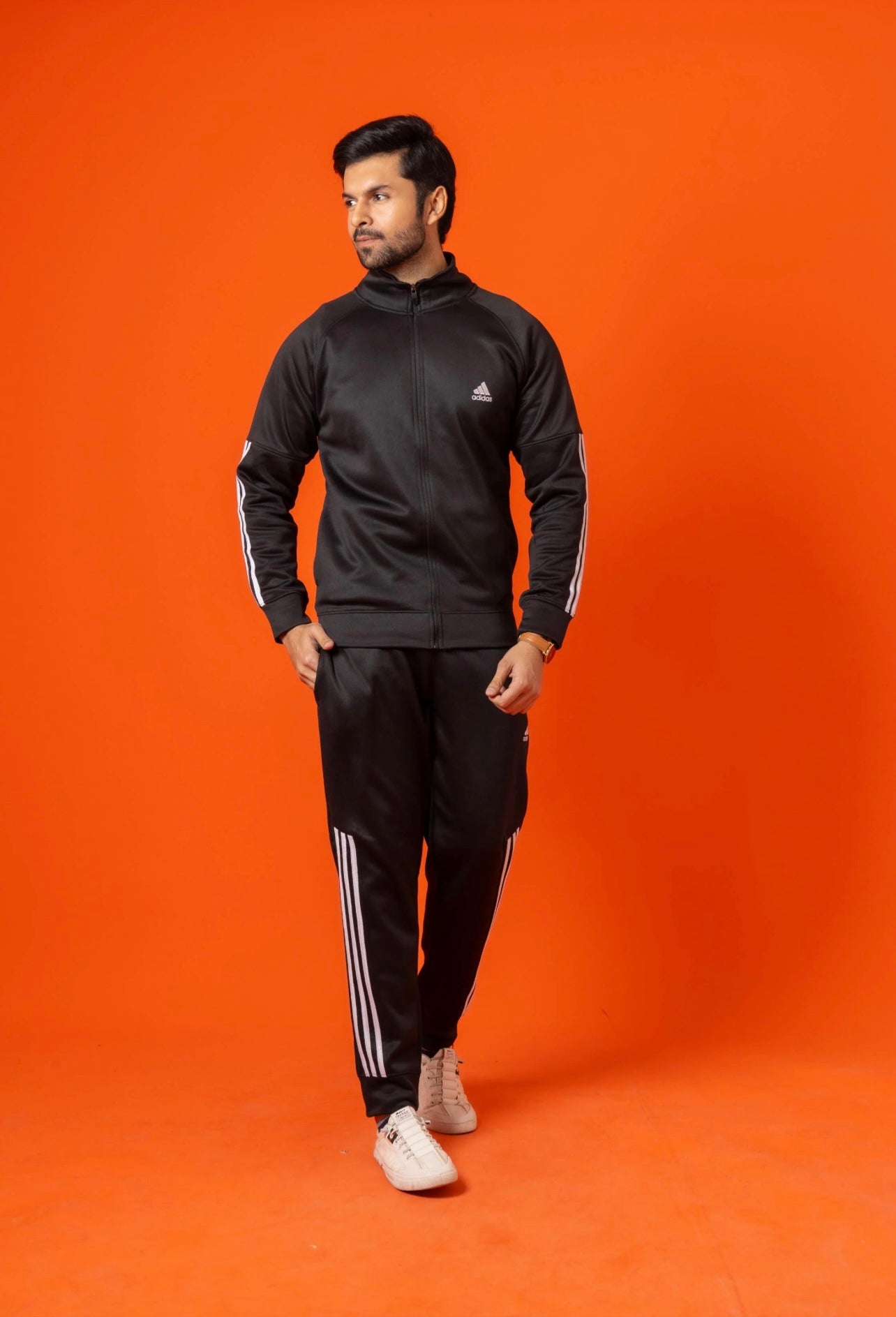 Adi Premium Tracksuit-Black
