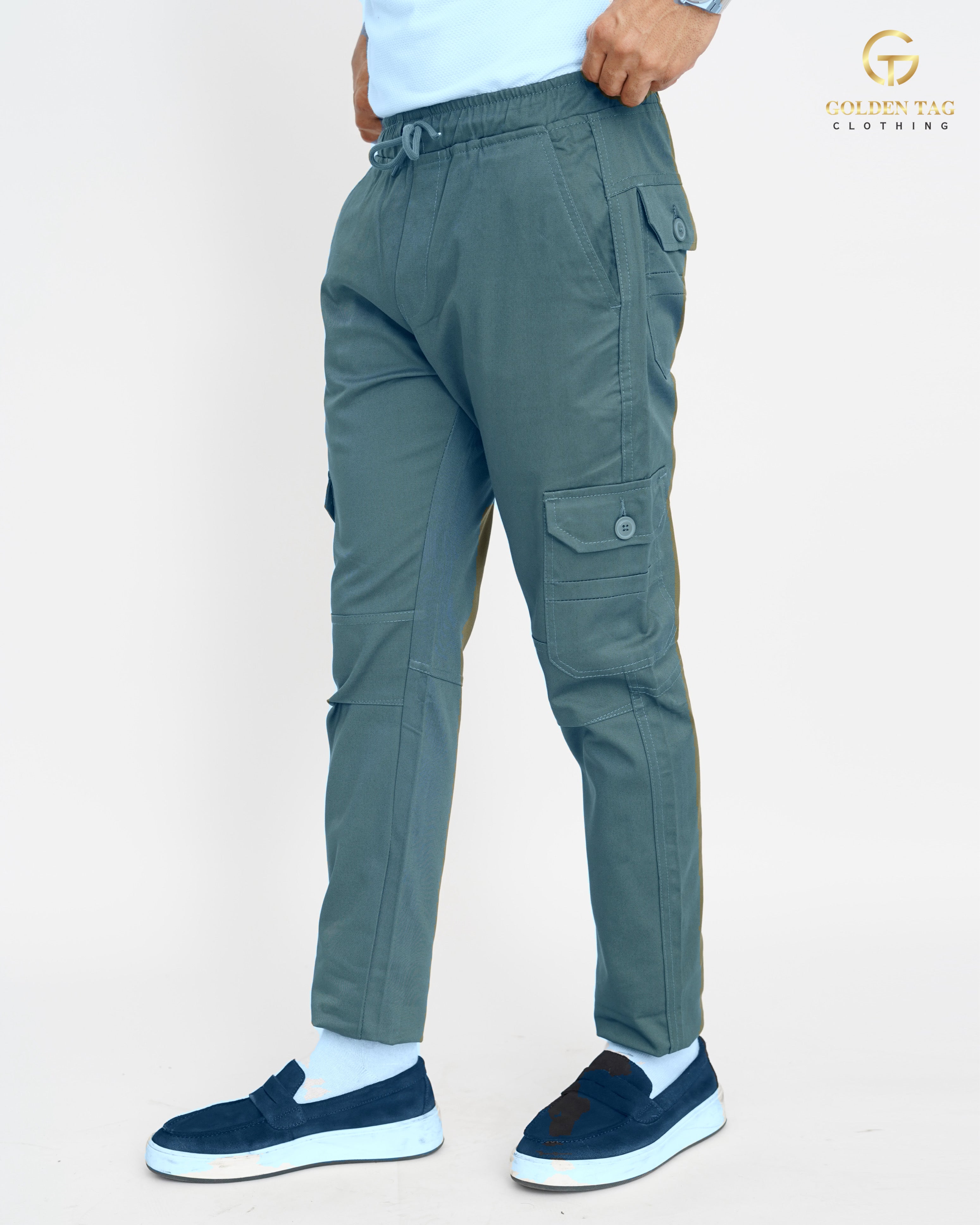 Army Green Cargo Trouser