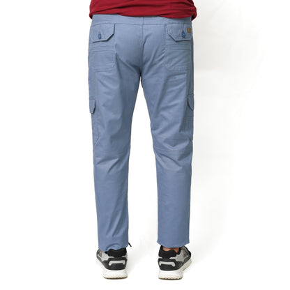 Silver Gray Cargo Trouser