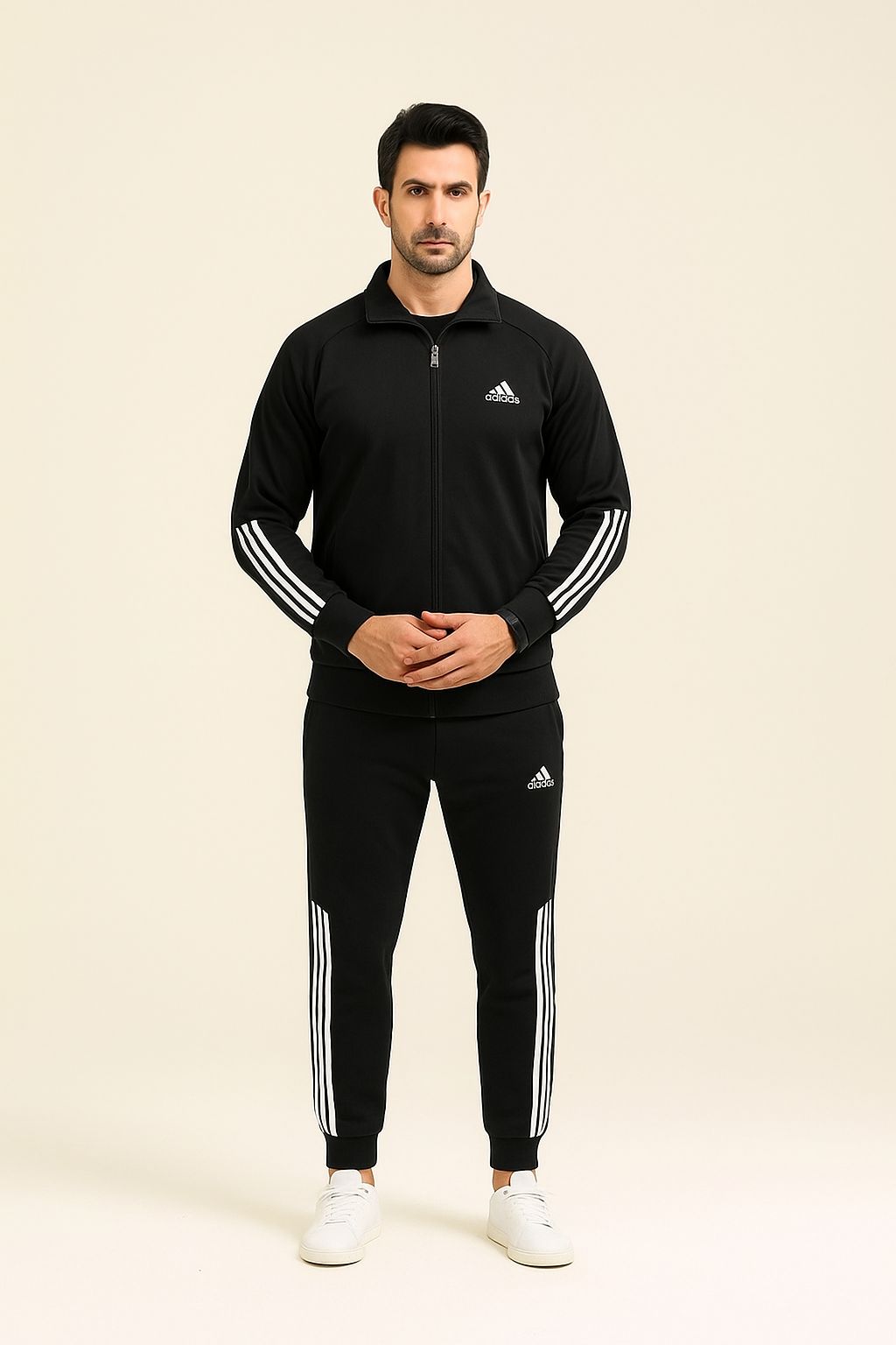 Adi Premium Tracksuit-Black